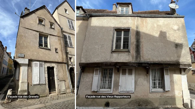 l'edificio rue des Grenets a Chartres