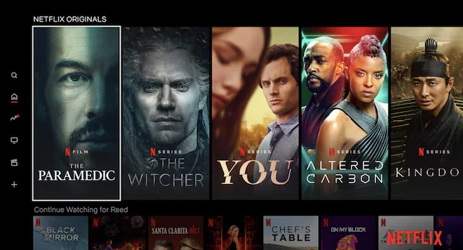 Il catalogo Netflix