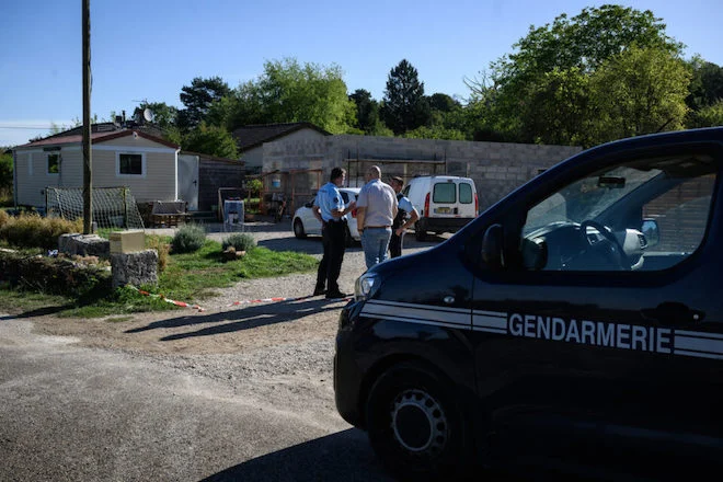 Il luogo del delitto a Gy, nell'Alta Saona
