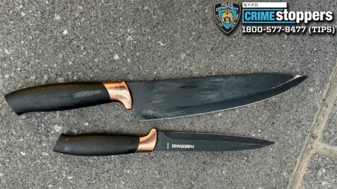 Coltelli usati nell'attacco a Times Square