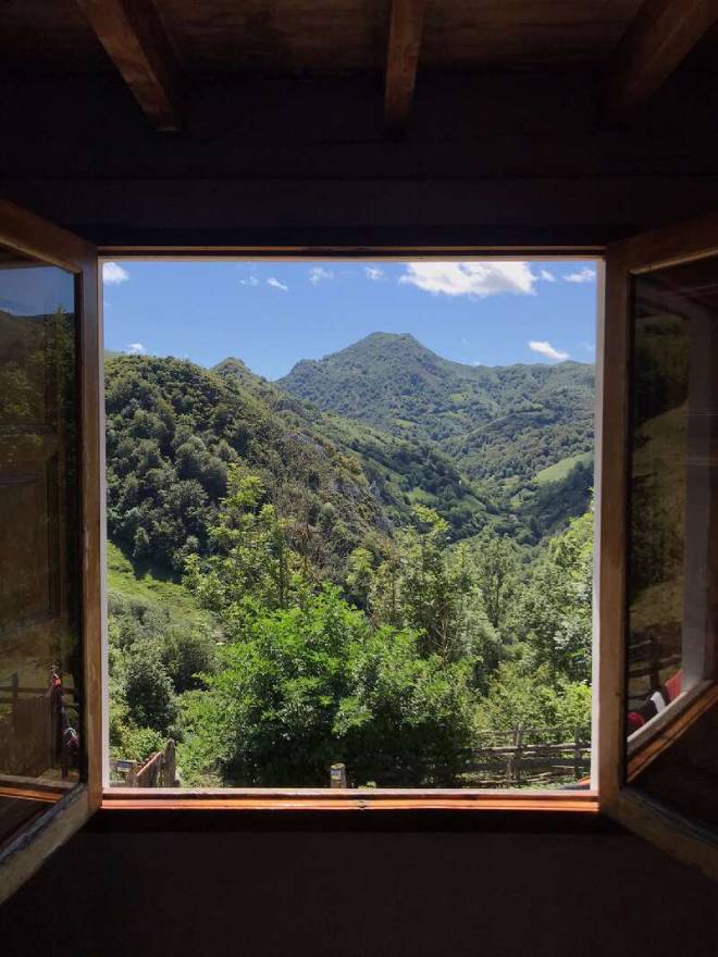 Vista sulle montagne delle Asturie