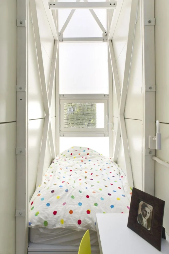 La camera da letto della casa