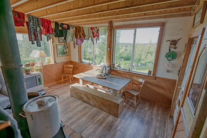 L'interno della casa autonoma