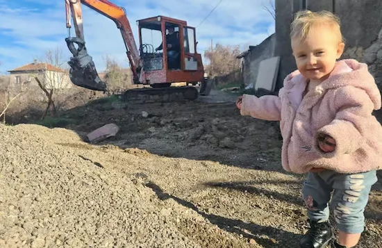 La bambina della coppia Vye