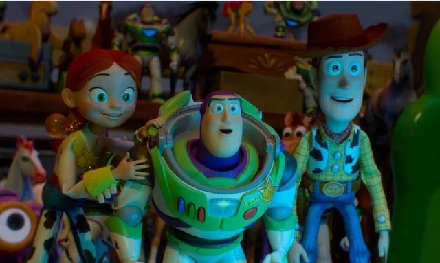Jessie, Buzz Lightyear e Woody in Toy Story 5