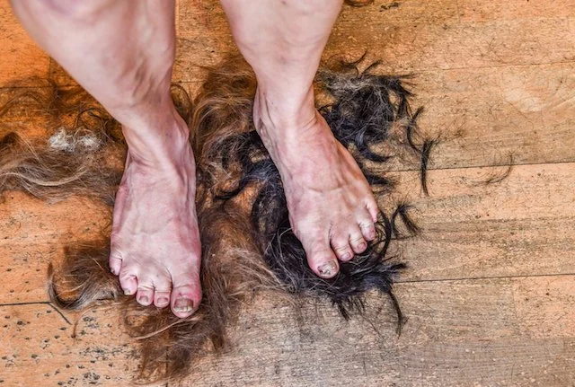 I piedi di Colin Aldridge