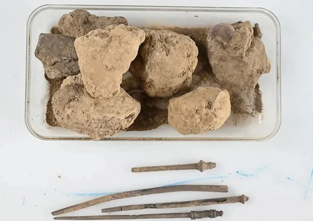 Ulteriori oggetti sono stati rinvenuti durante un ulteriore scavo effettuato dalla Soprintendenza ai Monumenti Storici della Bassa Sassonia