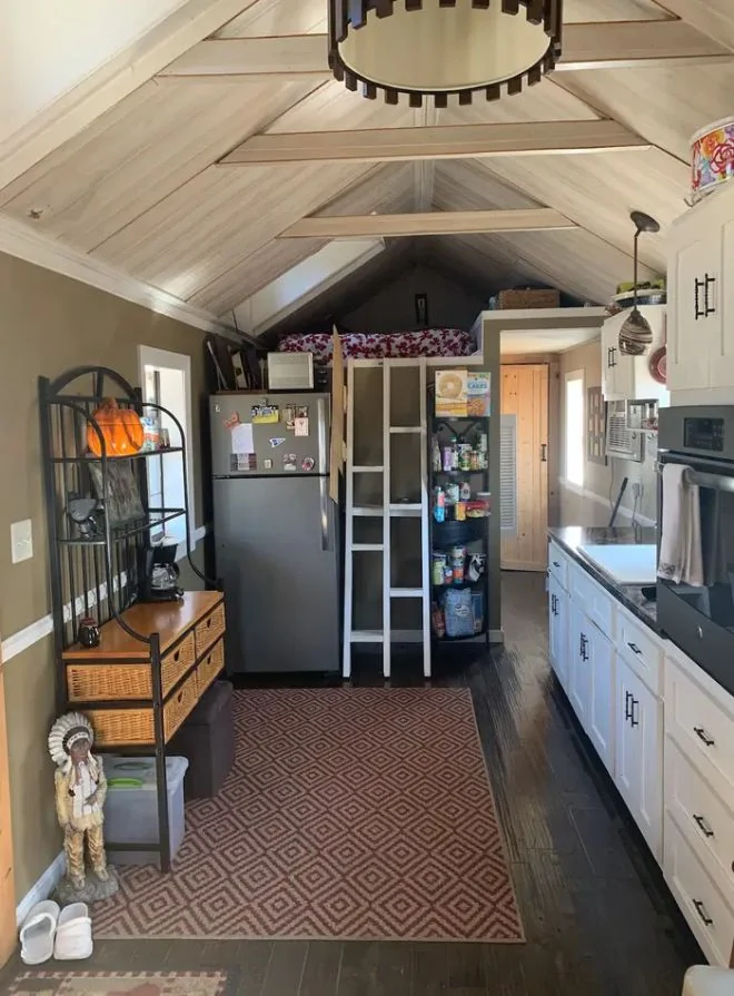 L'interno di una piccola casa