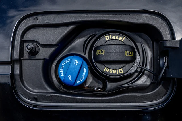 Motore diesel con sistema AdBlue
