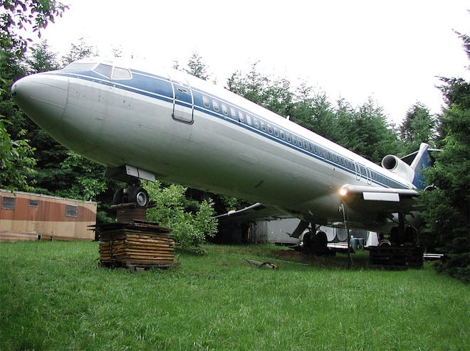 Un Boeing 727 trasformato in