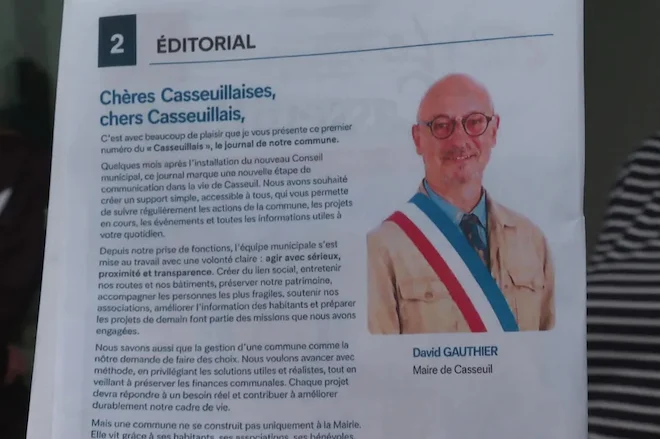 L'annuncio del sindaco di Casseuil