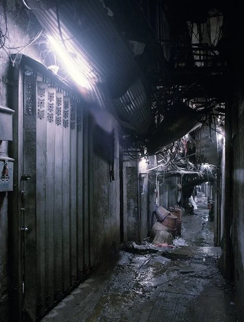 Una strada all'interno della Cittadella di Kowloon