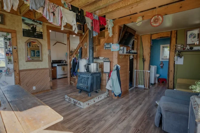 L'interno della casa autonoma