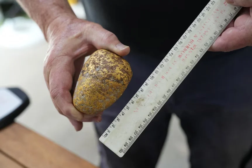 Pepita da 1,2 kg trovata vicino a Tibooburra, in Australia