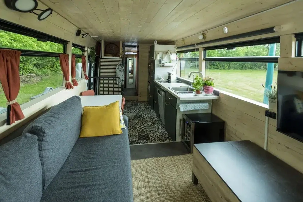 interno dell'autobus
